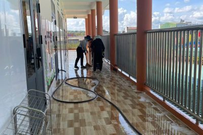 TRƯỜNG MN HOA HỒNG TỔ CHỨC TỔNG VS CHUẨN BỊ CHO NĂM HỌC MỚI